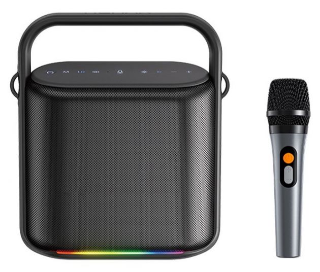 Ασύρματο Ηχείο Bluetooth Remax 120W – Με Μικρόφωνο Karaoke & RGB Φωτισμό - IPX4 Αδιάβροχο, Φορητό Party Speaker, 2.0 Στερεοφωνικό