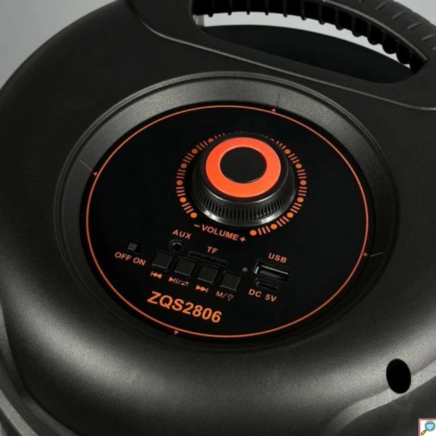 Φορητό Ηχείο Bluetooth 20W με Μικρόφωνο - RGB Φωτισμός, AUX, USB, Κάρτα Μνήμης, Έως 10 ώρες