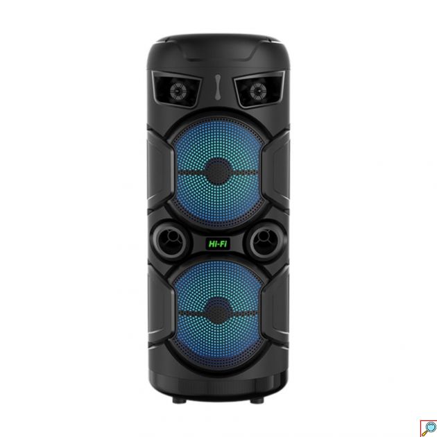 Φορητό Ηχείο Bluetooth 20W με Μικρόφωνο - RGB Φωτισμός, AUX, USB, Κάρτα Μνήμης, Έως 10 ώρες