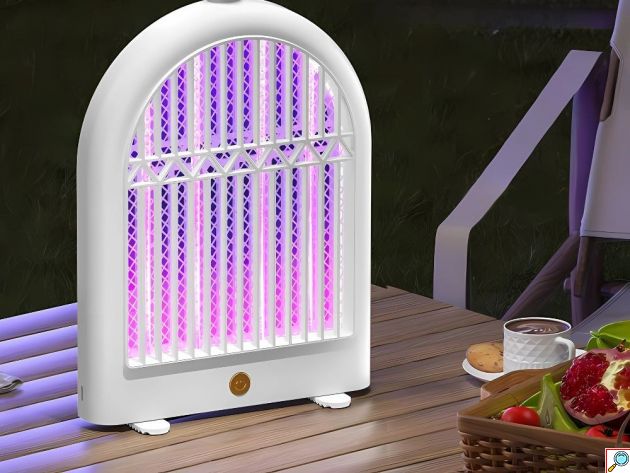 Ηλεκτρική Εντομοπαγίδα A5 UV LED – Επαναφορτιζόμενη & Κρεμαστή | Άμεση Εξόντωση Κουνουπιών & Εντόμων, Για Εσωτερικούς & Εξωτερικούς Χώρους