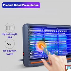 Ηλεκτρική Εντομοπαγίδα LED UV 10W 360° για Κουνούπια και Έντομα Αθόρυβη χωρίς Χημικά