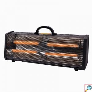 Ηλεκτρικός Θερμοπομπός Χαλαζία 1000W με 2 Σκάλες και Λαβή Μεταφοράς