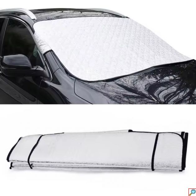 Ηλιοπροστασία Αυτοκινήτου Universal 150x70cm – Ασημί με EPE Foam