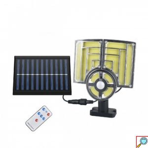 Ηλιακός Προβολέας LED με Πάνελ 25W με Αισθητήρα Κίνησης και Τηλεχειριστήριο