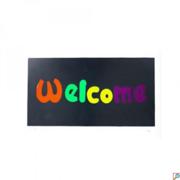 Led Φωτιζόμενη Διαφημιστική Πινακίδα Welcome 43X23εκ