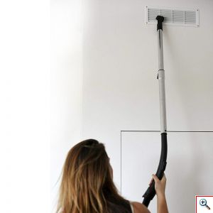 Ισχυρή Ηλεκτρική Σκούπα Hoomei Χωρίς Σακούλα, Με Κάδο 1.8lt, 700W, Τηλεσκοπικό Κοντάρι, 2 Ακροφύσια, HM-2178