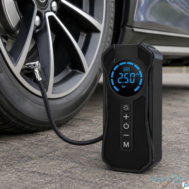 Jump Starter 4 σε 1 με Κομπρεσέρ 150 PSI, Power Bank & LED Φακό