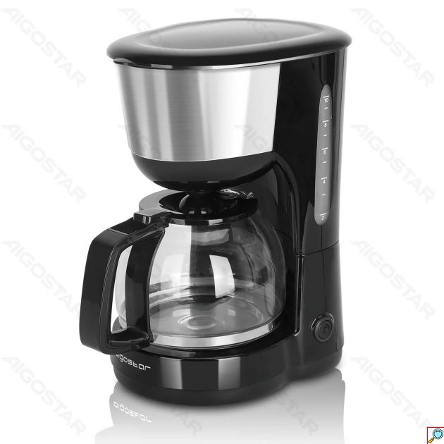 Καφετιέρα Φίλτρου 1000W 1.25L - Για 10 Φλιτζάνια - Aigostar 