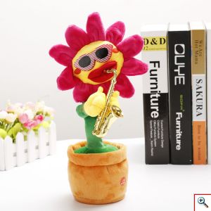 Funky SunFlower Επαναφορτιζόμενο USB - Χορεύει, Μιλάει, Τραγουδάει & Επαναλαμβάνει