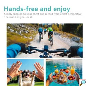 Κάμερα Αντίχειρα WiFi Με Περιστρεφόμενο Φακό - Mini Action Camera 2.7K HD