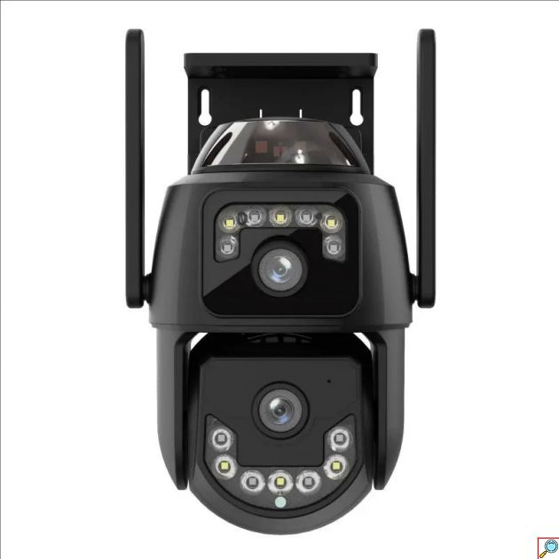 Ηλιακή Κάμερα Ασφαλείας 4G με Διπλό Φακό 8MP & AI Ανίχνευση Κίνησης - Νυχτερινή Όραση, Έλεγχος από Smartphone