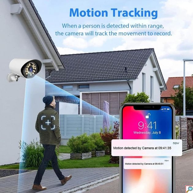 Σετ Κάμερες Ασφαλείας CCTV - 4 Κάμερες AHD 1080P με DVR - Νυχτερινή Όραση, IP66 Αδιάβροχες, Απομακρυσμένη Πρόσβαση, Intercom