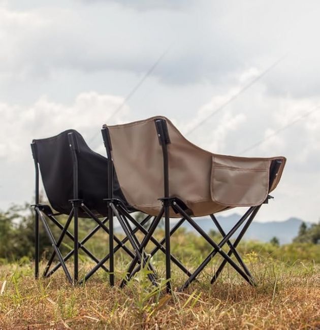 Πτυσσόμενη Καρέκλα Camping & Παραλίας – Ελαφριά & Στιβαρή - Μεταλλικός Σκελετός, Πτυσσόμενη, Ιδανική για Ψάρεμα, Πικνίκ, Εκδρομές