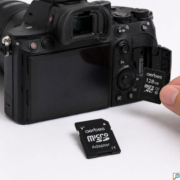 Κάρτα Μνήμης 128GB με SD Adapter για Κινητά, Κάμερες & Tablets Aerbes microSDXC
