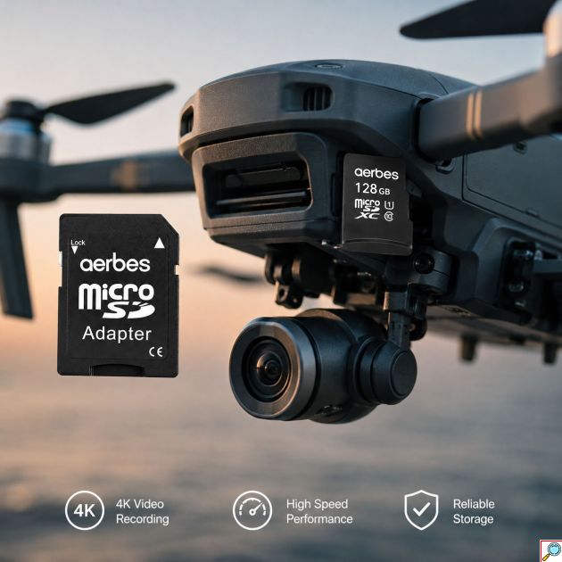 Κάρτα Μνήμης 128GB με SD Adapter για Κινητά, Κάμερες & Tablets Aerbes microSDXC