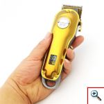 Kemei® Επαγγελματική Κουρευτική Μηχανή 5W Επαναφορτιζόμενη Ρυθμιζόμενου Μήκους Κοπής με Ψηφιακή Ένδειξη - Professional Hair Trimmer KM-1986Z+PG