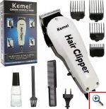 Kemei® Επαγγελματική Κουρευτική Μηχανή 12W Ρυθμιζόμενου Μήκους Κοπής με Χτένα - Super Professional Hair Clipper Set KM-8821