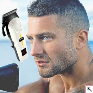 Kemei® Επαγγελματική Κουρευτική Μηχανή 12W Ρυθμιζόμενου Μήκους Κοπής με Χτένα - Super Professional Hair Clipper Set
