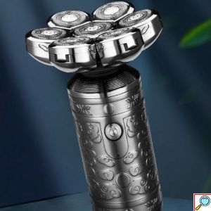 Kemei Αδιάβροχη Ξυριστική Μηχανή Προσώπου με 7 Κεφαλές Επαναφορτιζόμενη