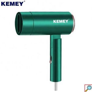 Kemey Επαγγελματικό Αναδιπλούμενο Πιστολάκι - Σεσουάρ Μαλλιών 1300W Ψυχρού & Θερμού Αέρα με 2 Ρυθμίσεις Ταχύτητας