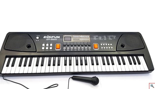 Αρμόνιο Synthesizer 61 Πλήκτρων με Αυτόματες Συγχορδίες, USB Mp3 Player, Μικρόφωνο KARAOKE Electronic Digital Keyboard