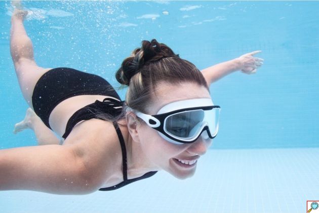 Μάσκα Κολύμβησης Bestway Tidal Surge Pro – Anti-Fog & UV Προστασία | Άνετη Εφαρμογή, Ευρεία Όραση, Ρυθμιζόμενη για Ενήλικες 14+