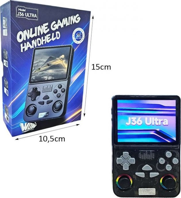 Φορητή Κονσόλα Παιχνιδιών – 3.5 IPS Οθόνη, WiFi & Bluetooth - Gaming Εμπειρία Παντού με Επαναφορτιζόμενη Μπαταρία