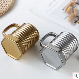 Τρισδιάστατη Κεραμική Κούπα Βίδα 400ml για Καφέ & Τσάι σε Διάφορα Χρώματα