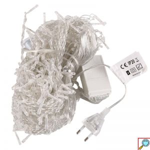 Χριστουγεννιάτικα Λαμπάκια Κουρτίνα 4.5m 240 LED με Πολύχρωμο Φωτισμό & 8 Προγράμματα Arrango