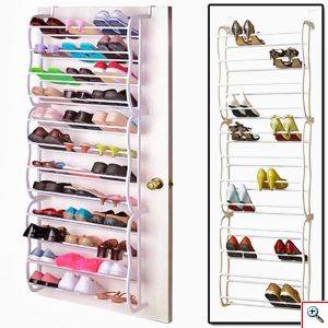 Κρεμαστή Παπουτσοθήκη Πόρτας 36 Ζευγαριών - Door Shoe Rack
