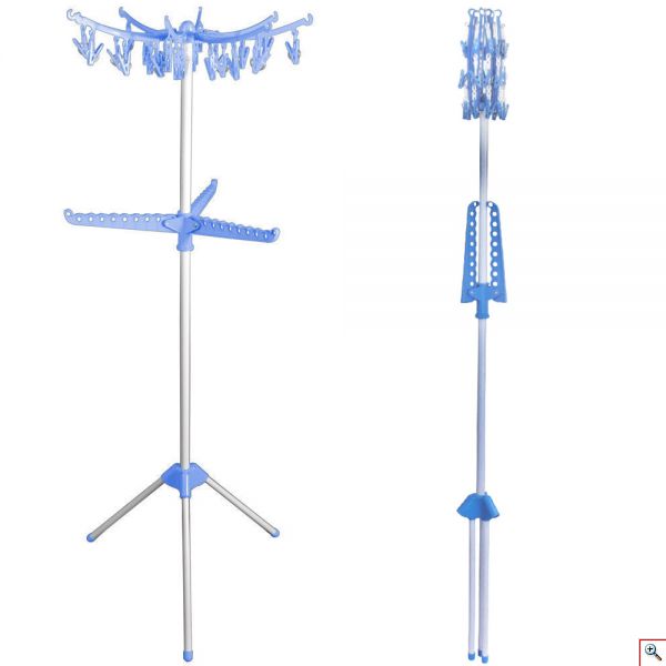 Πρακτική Κρεμάστρα - Απλώστρα Ρούχων 1,63εκ - Foldable Clothes Drying Airer 