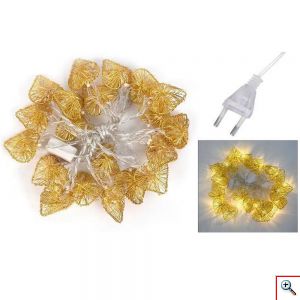 Λαμπάκια 20LED με Φυσικό Λευκό Φώς με Διάφανο Καλώδιο - Χριστουγεννιάτικα Λαμπάκια Φωτάκια