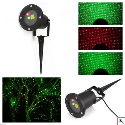 Νυχτερινός Διακοσμητικός Φωτισμός Christmas Star Night Laser Light LL