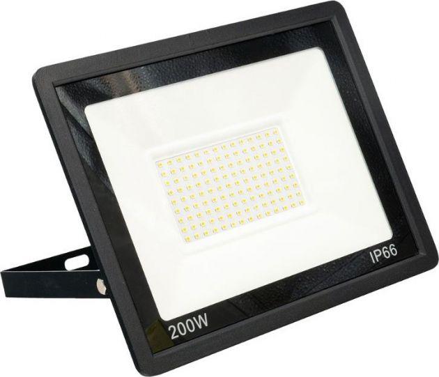 Προβολέας LED 200W IP66 – Ψυχρό Λευκό Φως 6500K - Αδιάβροχος Εξωτερικού Χώρου για Αυλή, Γκαράζ, Εργοτάξιο, Πάρκινγκ