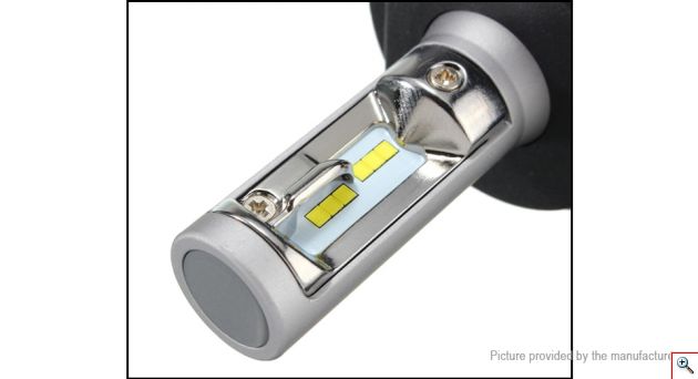 LED Φώτα Πορείας Αυτοκινήτου NOVSIGHT Rebranding H4 8000LM (2x4000) ULTRA DAYLIGHT Λευκό 6500K 50W (2x25W) Διπλής Σκάλας CAN BUS
