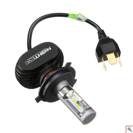 LED Φώτα Αυτοκινήτου με Κάτοπτρο NightEye Plus+ H4 6000K 8000LM (2x4000) 50W (2x25W) CAN BUS