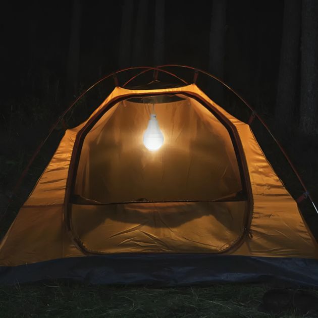 LED Επαναφορτιζόμενη Λάμπα USB 20W 6000K - Με Γάντζο & 5 Λειτουργίες Φωτισμού