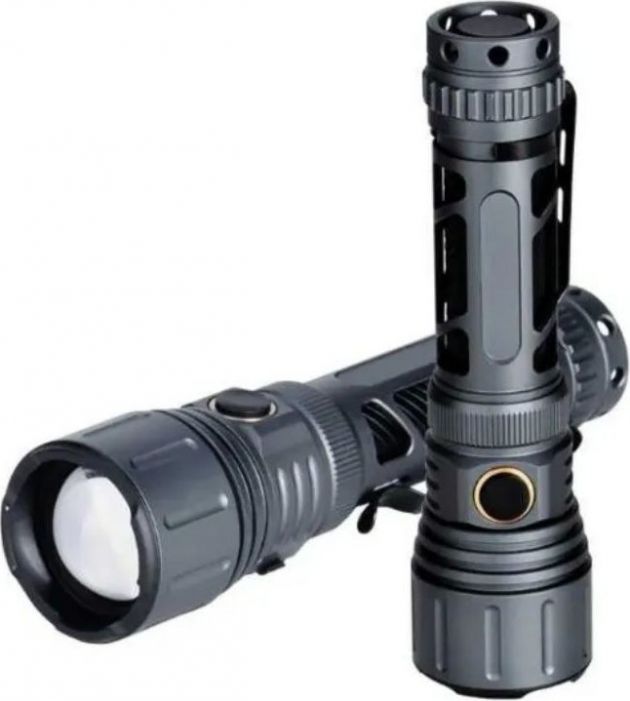 Φακός LED Επαναφορτιζόμενος 1500lm USB – Ισχυρός Τακτικός Φακός με Μπαταρία 21700, Μεγάλη Εμβέλεια & Πολλαπλές Λειτουργίες