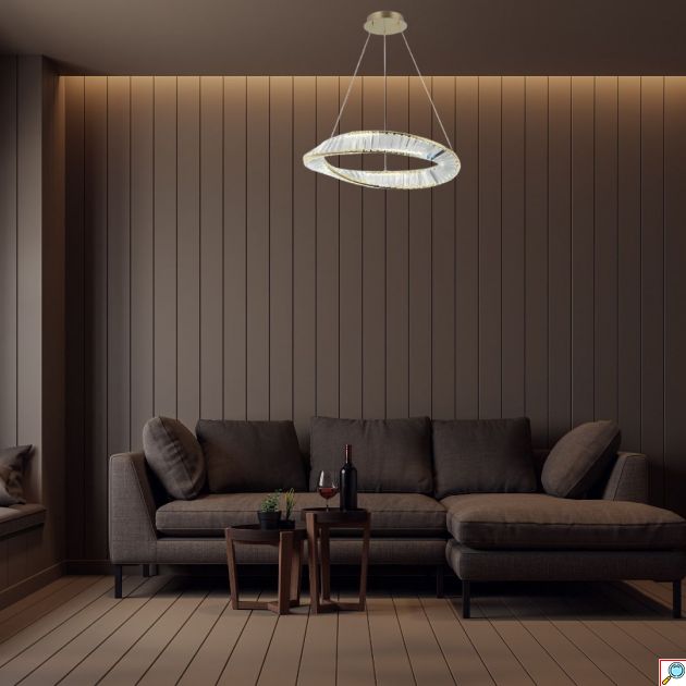 LED Κρεμαστό Φωτιστικό Οροφής 45W Ψυχρού Λευκού Φωτισμού 100 x 60cm - Universo