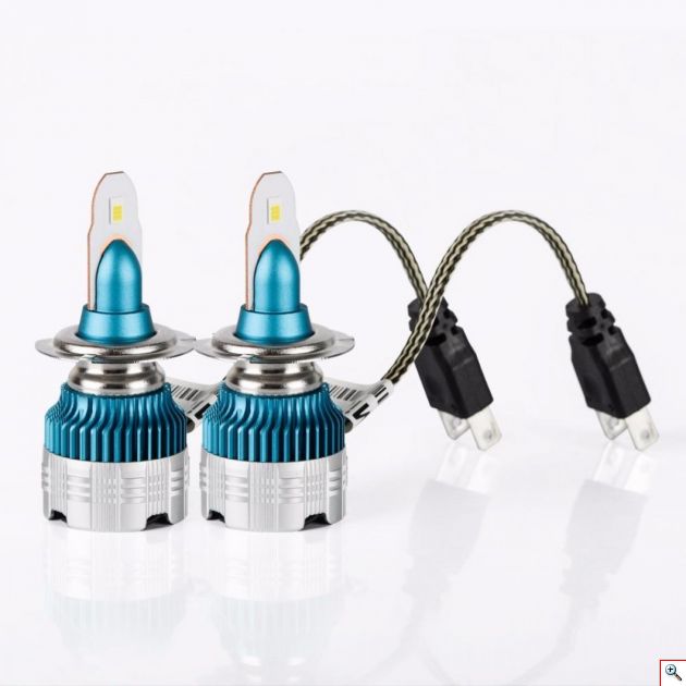 Φώτα LED Αυτοκινήτου 2 X 30W H4 12V/24V IP65 Headlight (60W 6000LM) 6500K mi2