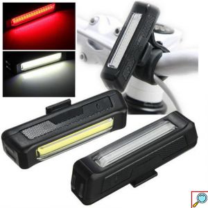 LED Φως Ποδηλάτου 100 Lumens USB