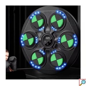 LED Μουσικό Επιτοίχιο Ταμπλό Εκγύμνασης με Bluetooth - Σετ με Γάντια Προπόνησης 