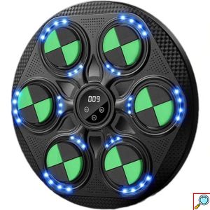 LED Μουσικό Επιτοίχιο Ταμπλό Εκγύμνασης με Bluetooth - Σετ με Γάντια Προπόνησης 