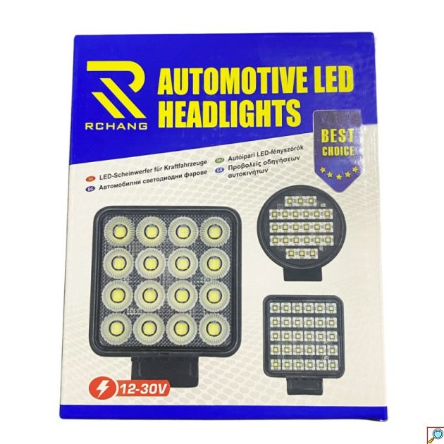 LED Προβολέας Εργασίας Αυτοκινήτου 60W 12-30V Rchang με Βάση Στήριξης