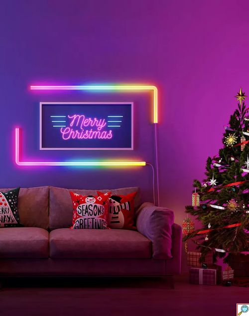 Επιτοίχιο LED RGB Φωτιστικό Λωρίδα Dimmable με Bluetooth App Εφαρμογή