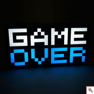 Gaming Διακοσμητικό Φωτιστικό LED USB Game Over
