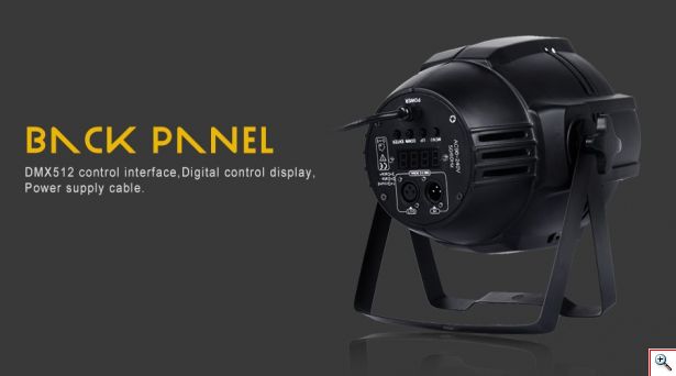 Φωτορυθμικό LP007 30W 54Led RGBW