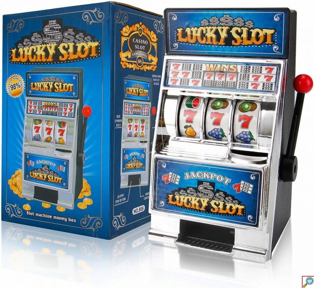 Κουμπαράς Lucky Slot - Διασκεδαστικός Κουλοχέρης με Ήχο & Φως