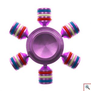Anti Stress Fidget Spinner - Αγχολυτικό Παιχνίδι Ανακούφισης Στρες - Luminous Hybrid 608