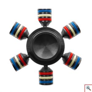Anti Stress Fidget Spinner - Αγχολυτικό Παιχνίδι Ανακούφισης Στρες - Luminous Hybrid 608